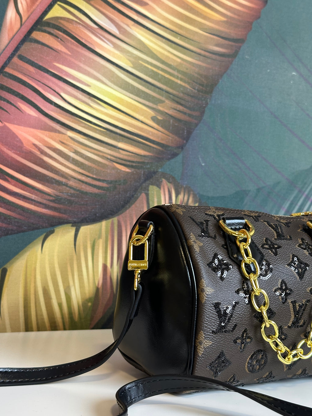 Baule 20cm paillettes